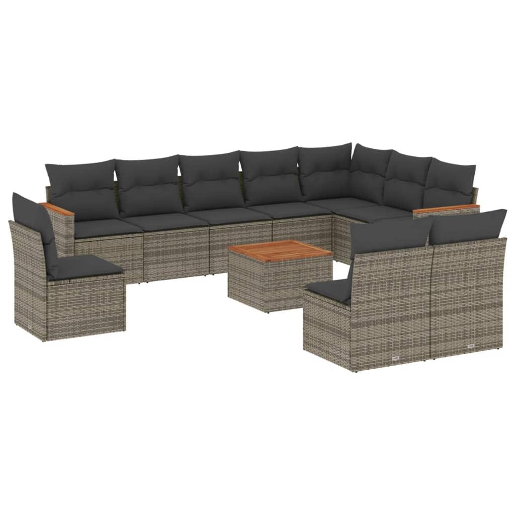 VidaXL Garten sofagarnitur poly-rattan