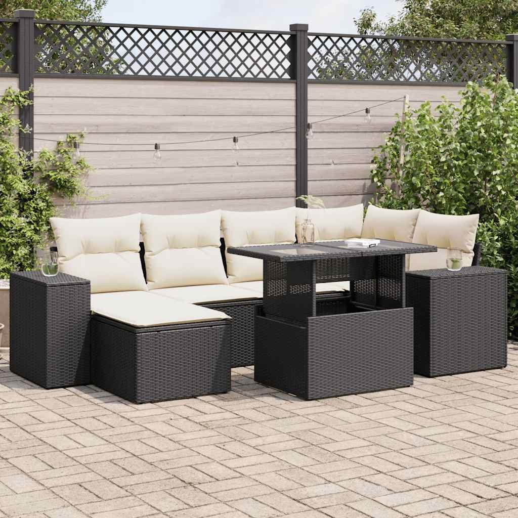 VidaXL Garten sofagarnitur poly-rattan