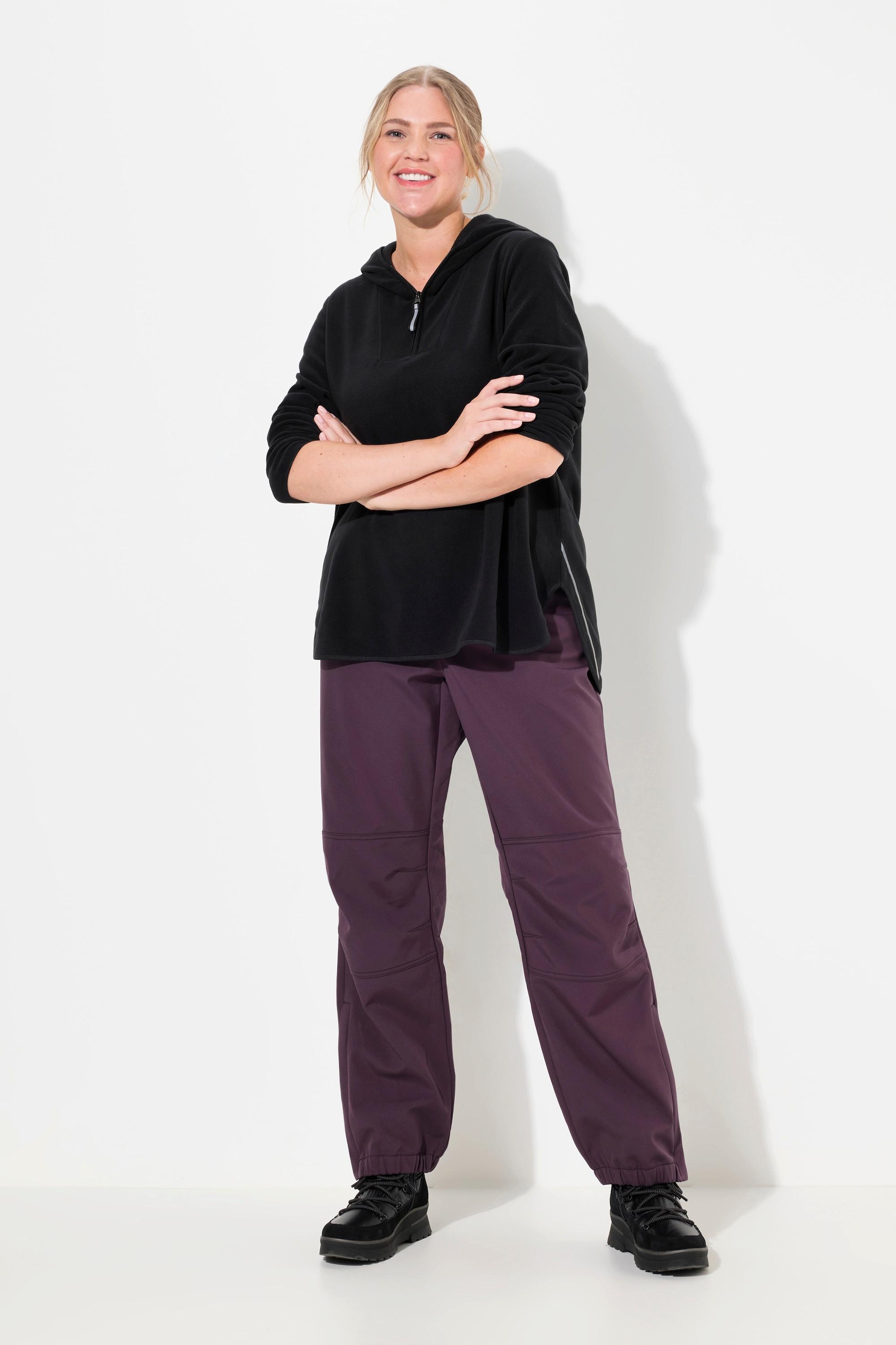 Ulla Popken Softshell Wasserabweisende Hose mit Fleecefutter