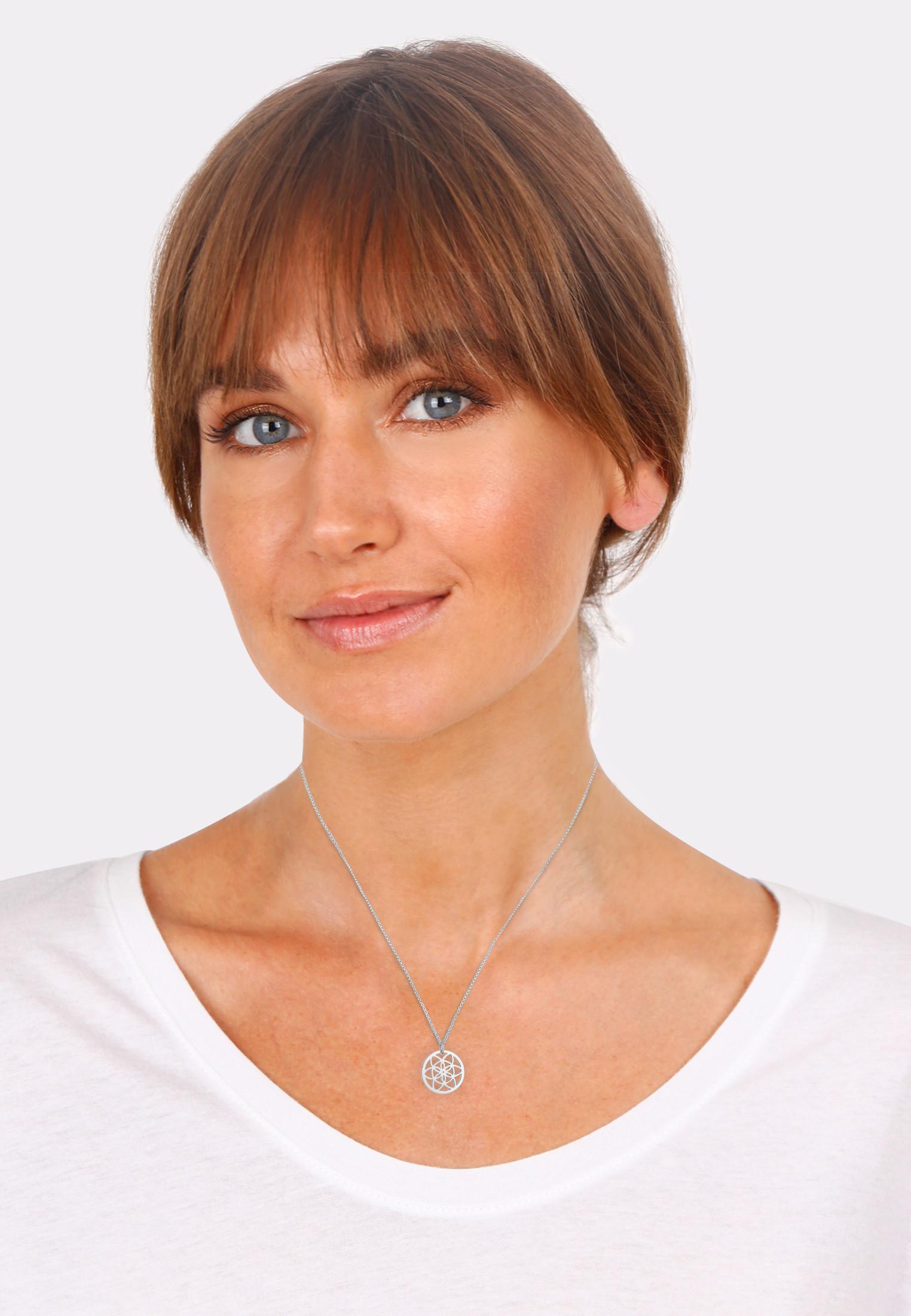 Elli Halskette 2Er Set Lebensblume Mutter Tochter 925 Silber