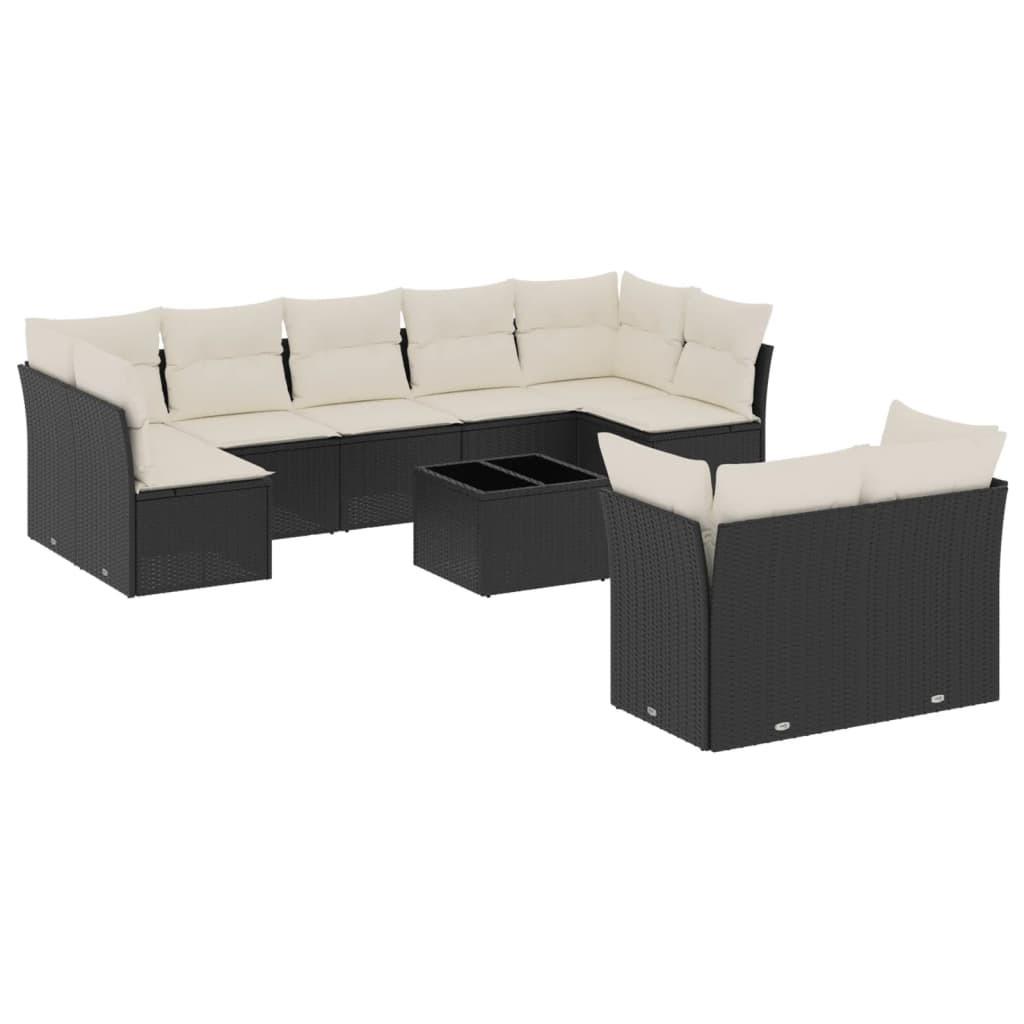 VidaXL Garten sofagarnitur poly-rattan