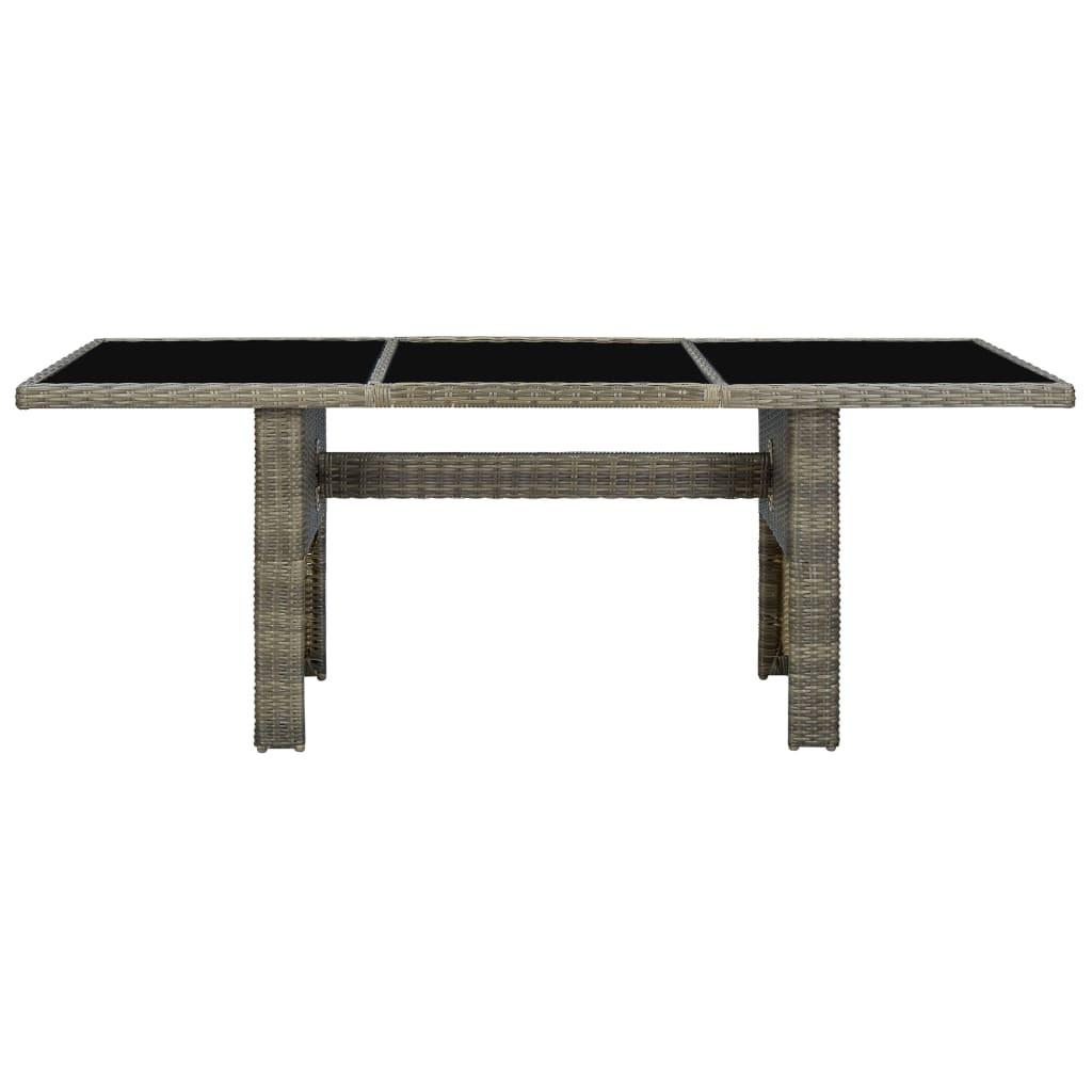 VidaXL Gartentisch poly-rattan