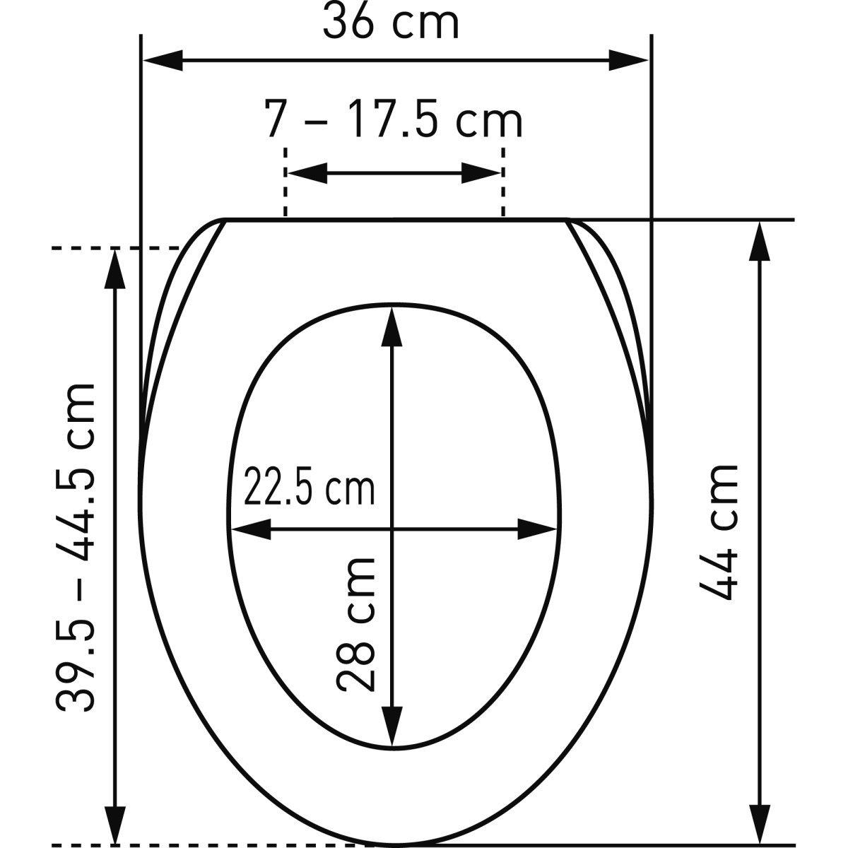 diaqua WC-Sitz Brest all in one weiss