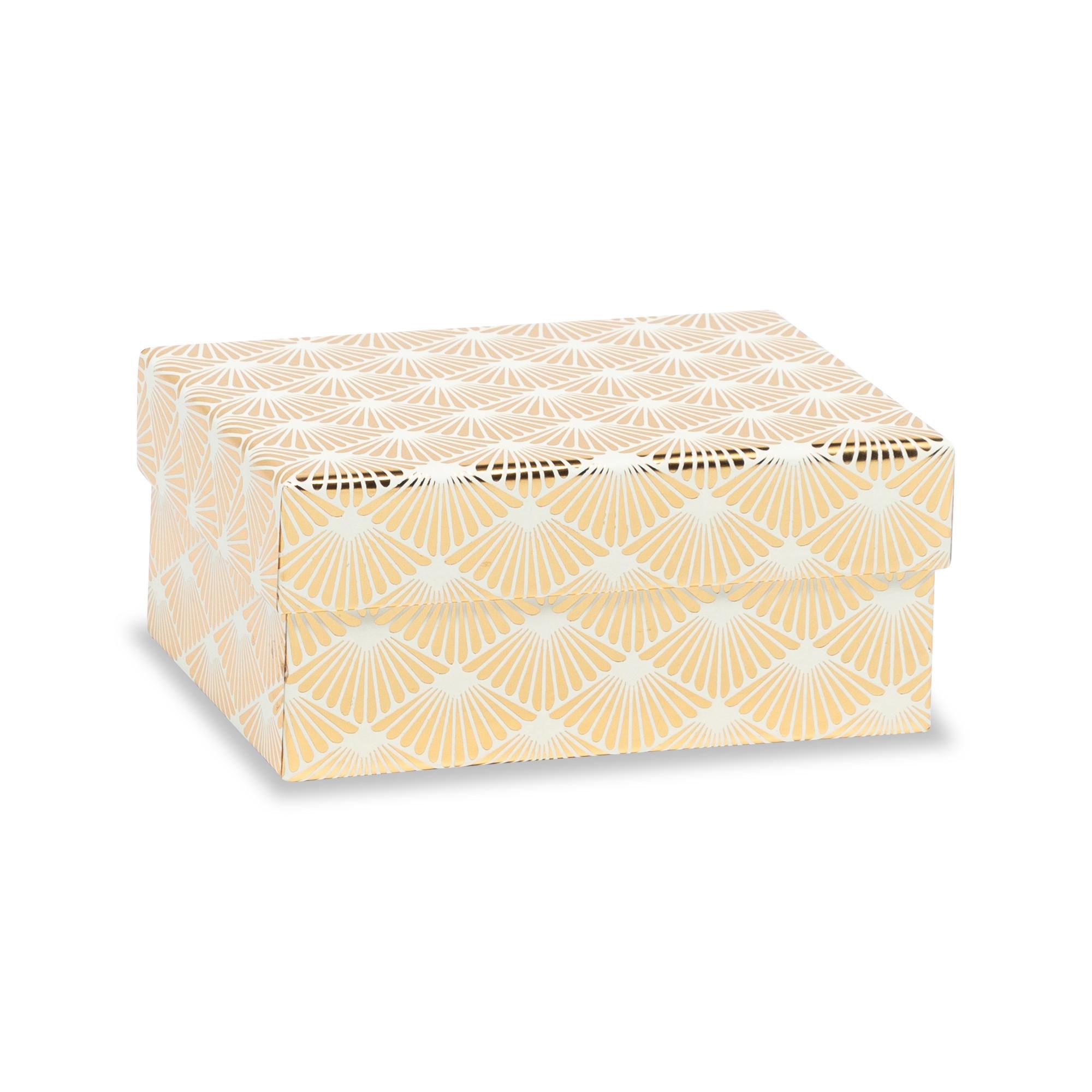 Manor Geschenkbox Muschel Gold