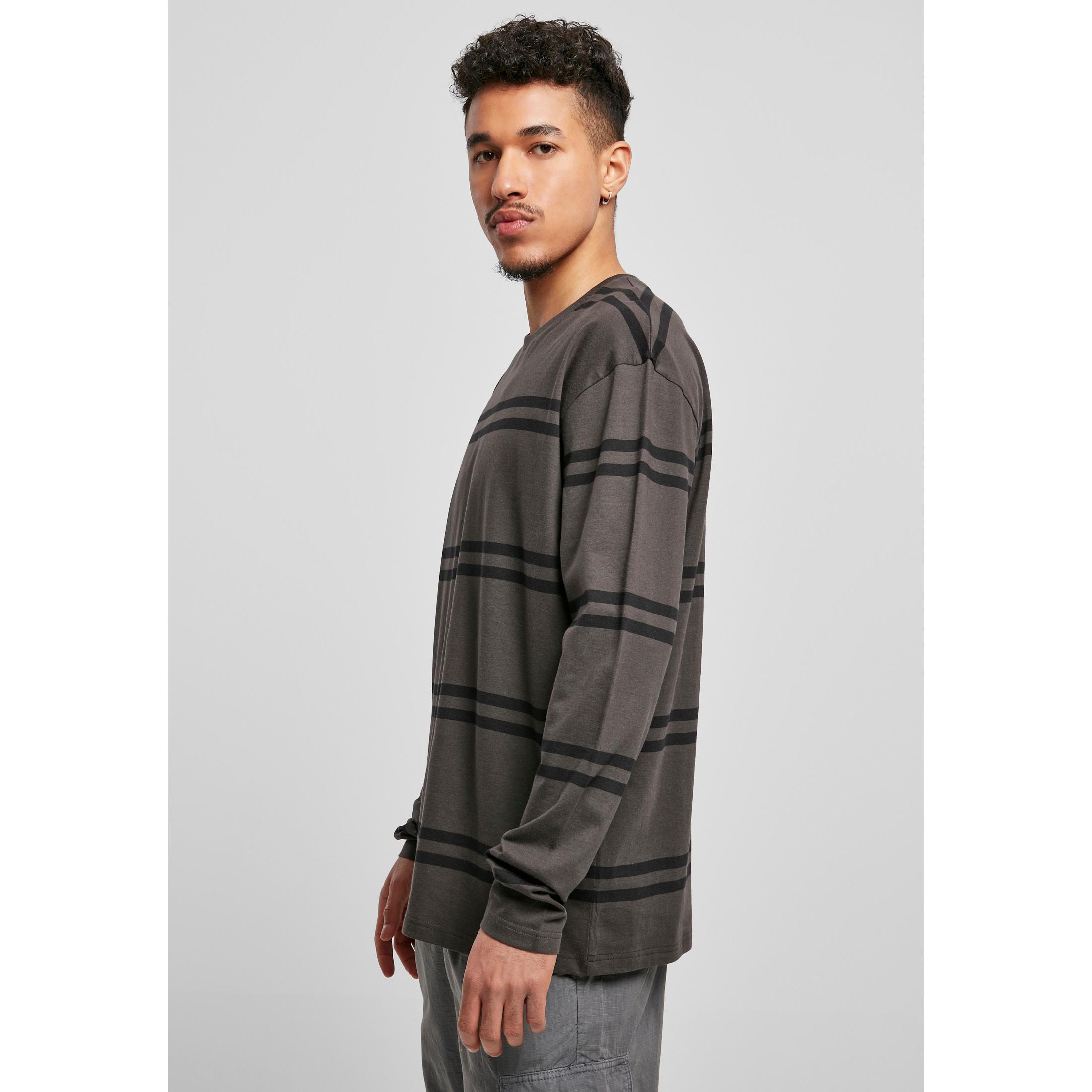 URBAN CLASSICS Oversized Gestreiftes Langarm T-Shirt