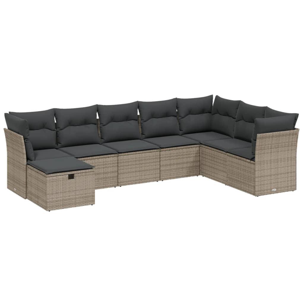 VidaXL Garten sofagarnitur poly-rattan