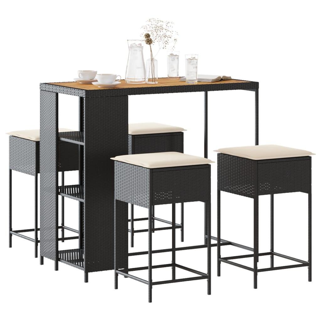 VidaXL Gartenbar set poly-rattan