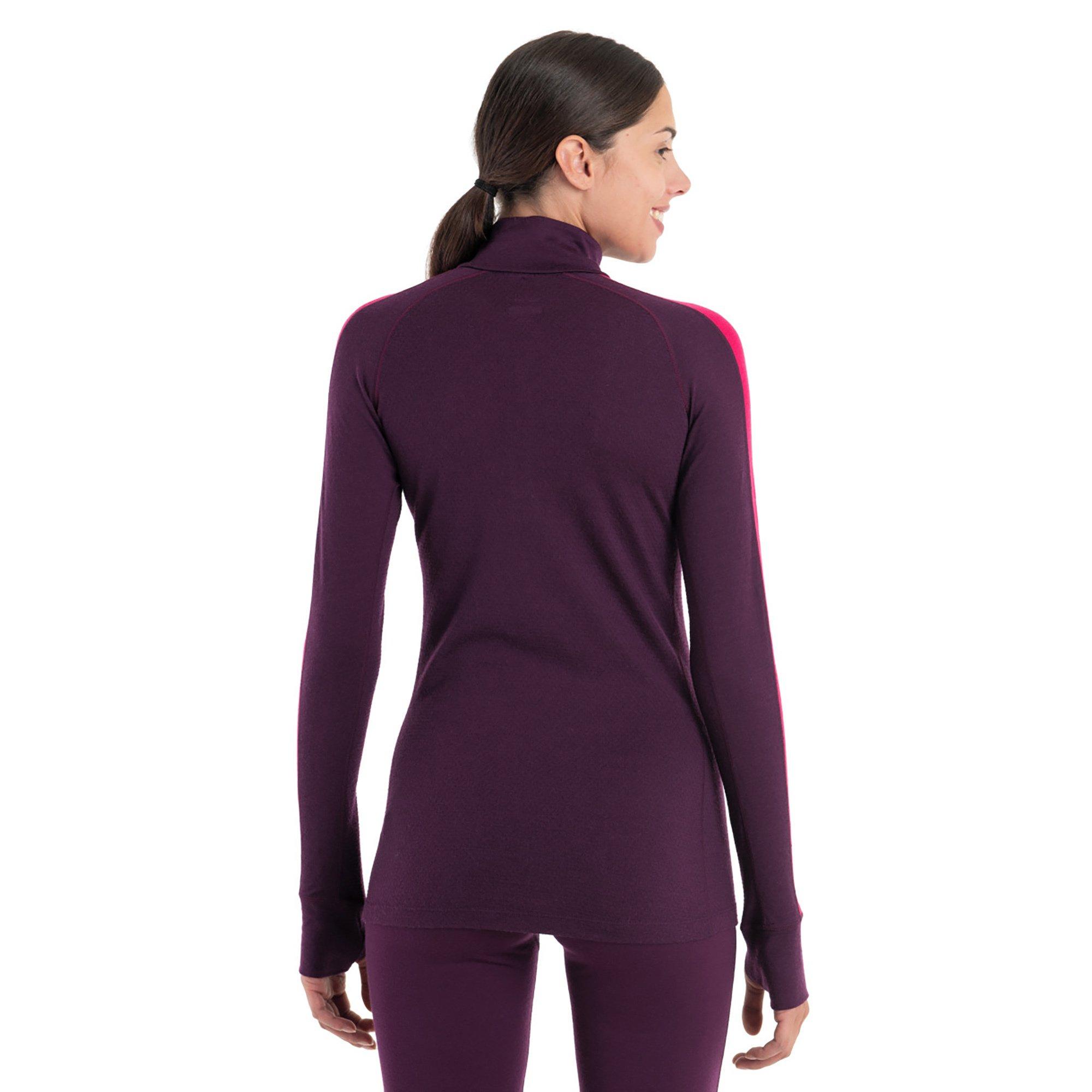 Icebreaker Mer ZoneKnit 200 LS Half Zip Thermoshirt, Half-Zip, langarm