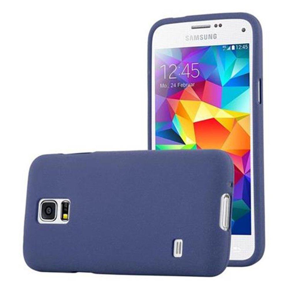 Cadorabo Hülle für Samsung Galaxy S5 MINI / S5 MINI DUOS TPU Silikon Frosted