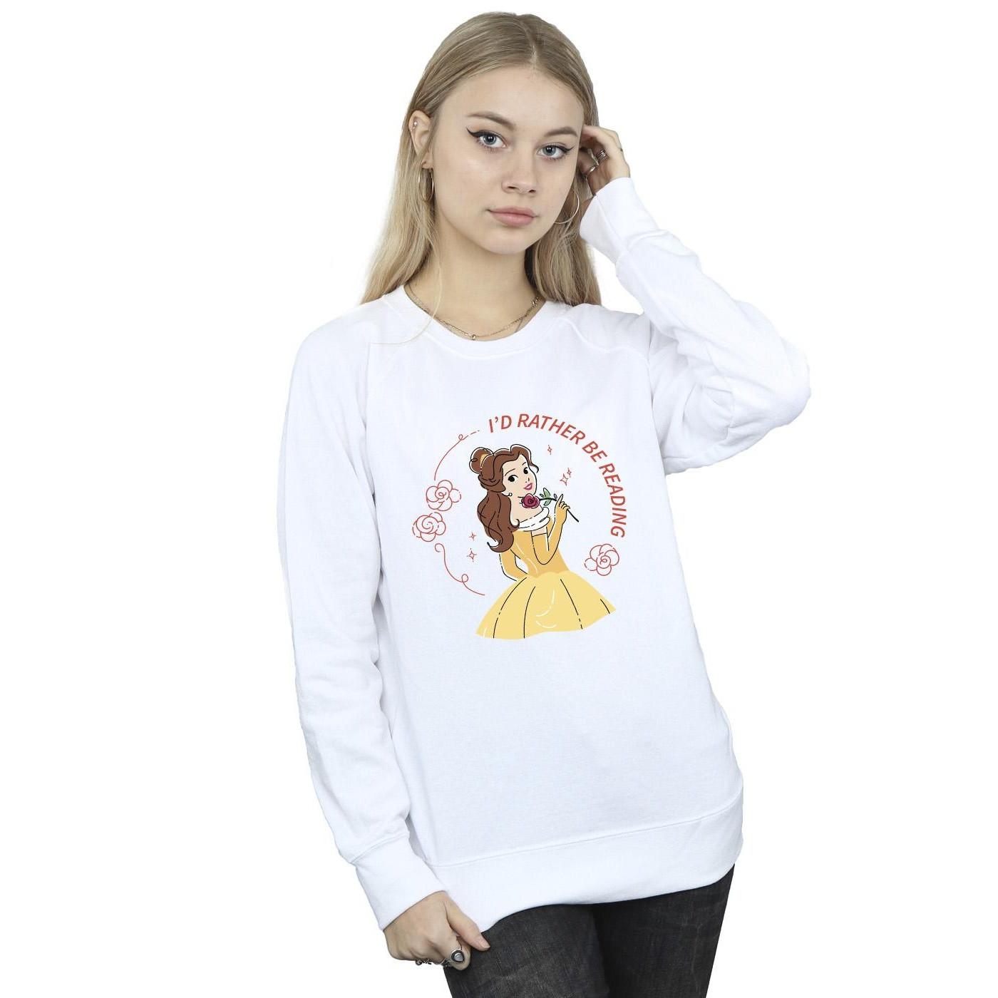 Disney Beauty And The Beast I'd Rather Be Reading Sweatshirt