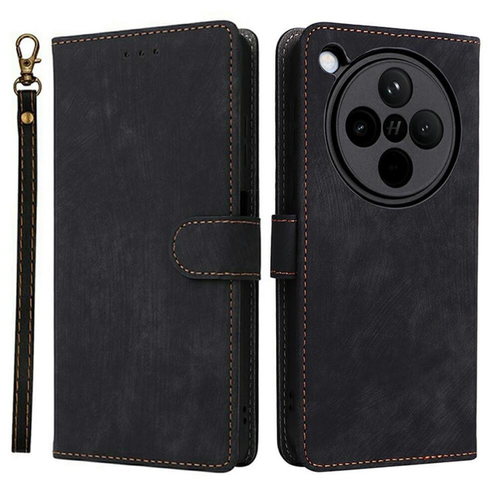 Cover-Discount OPPO Find X8 5G - Ledertasche mit RFID Blocker
