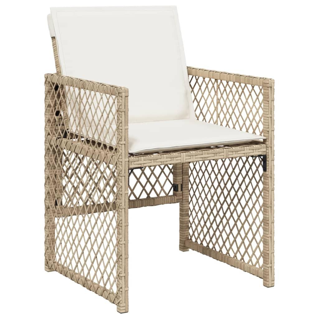 VidaXL Garten essgruppe poly-rattan