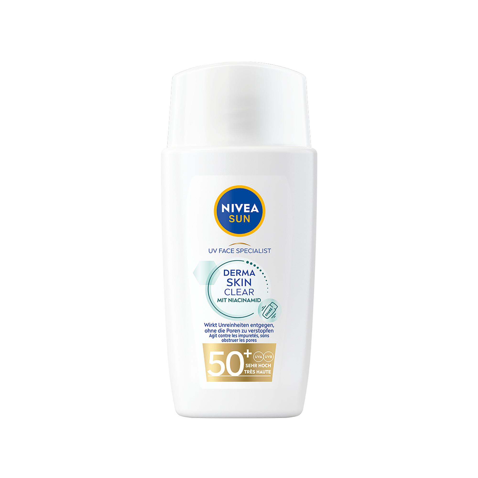 NIVEA SUN Sun UV Face Derma Skin Clear SPF 50+