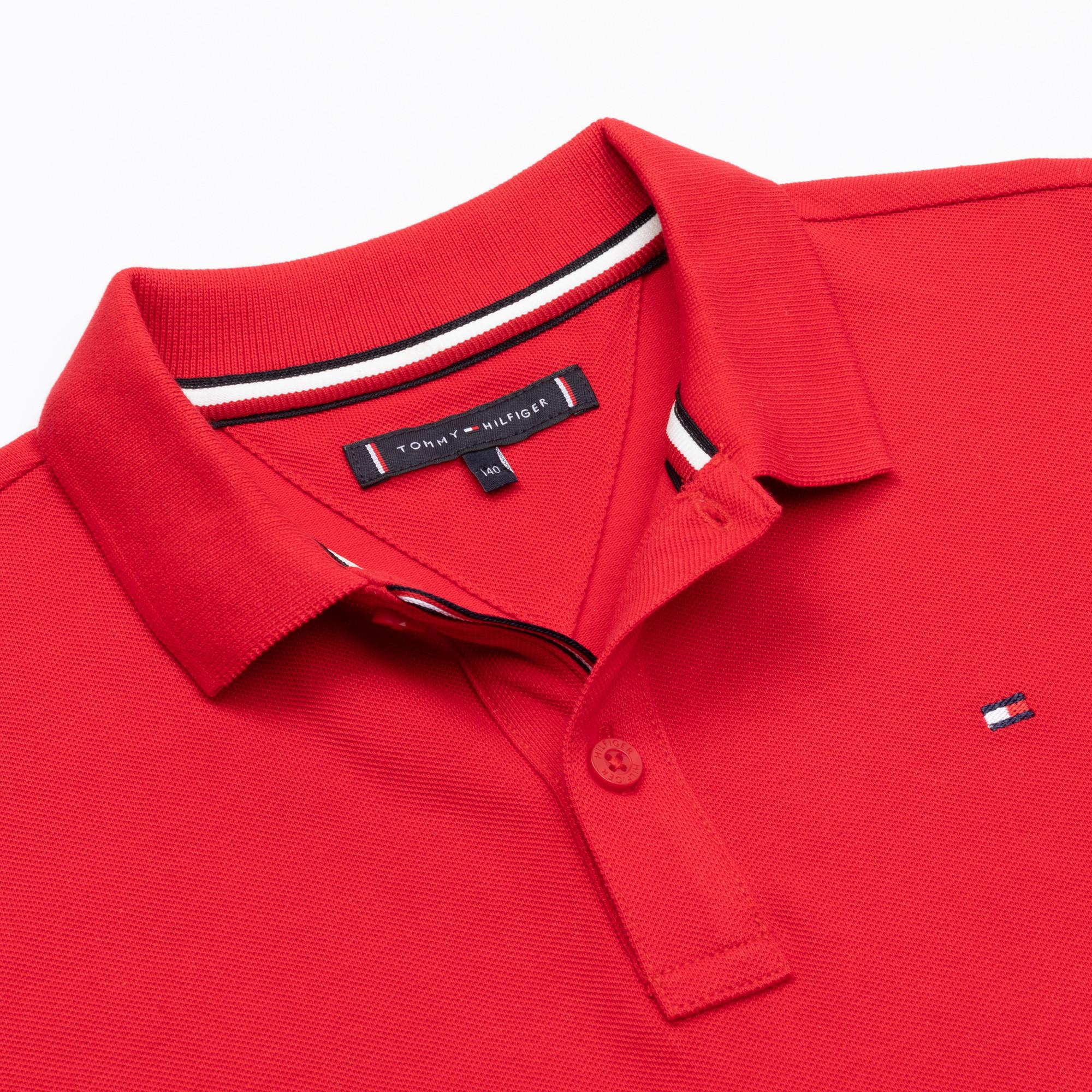 TOMMY HILFIGER FLAG POLO S/S Poloshirt, kurzarm