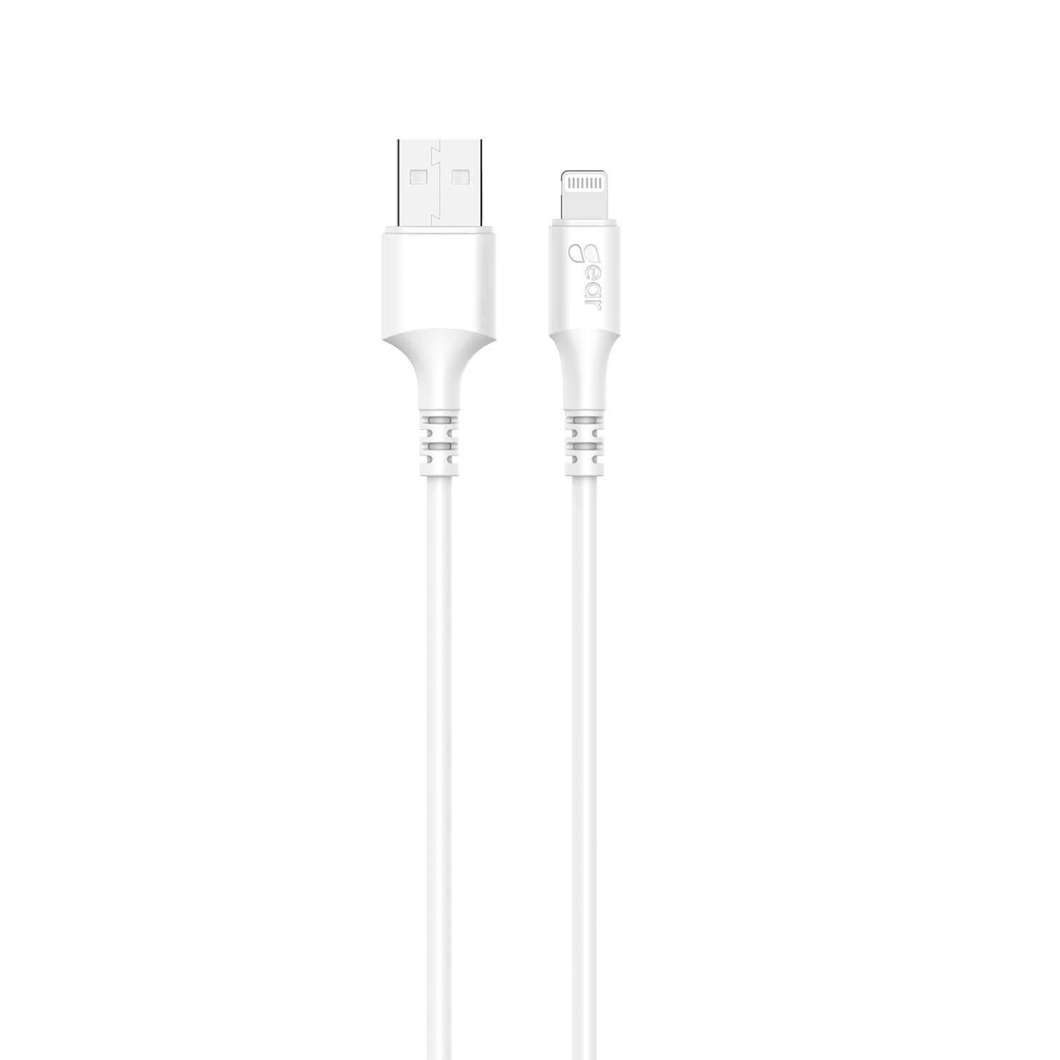 Gear GEAR Ladekabel Lightning auf USB-A 3 mes MFI-Rundkabel