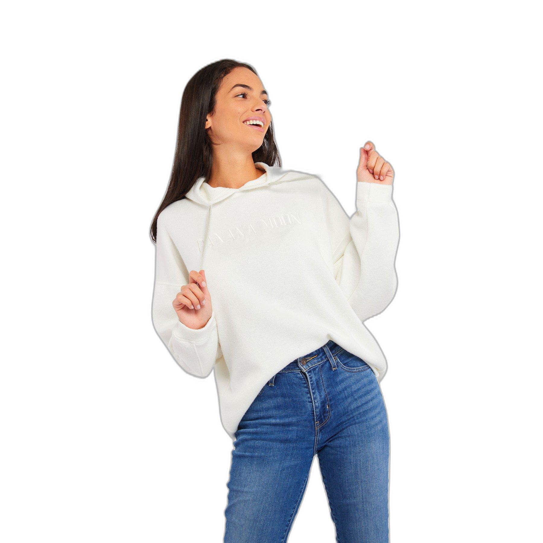 BANANA MOON kapuzenpuover, damen bradey creamy