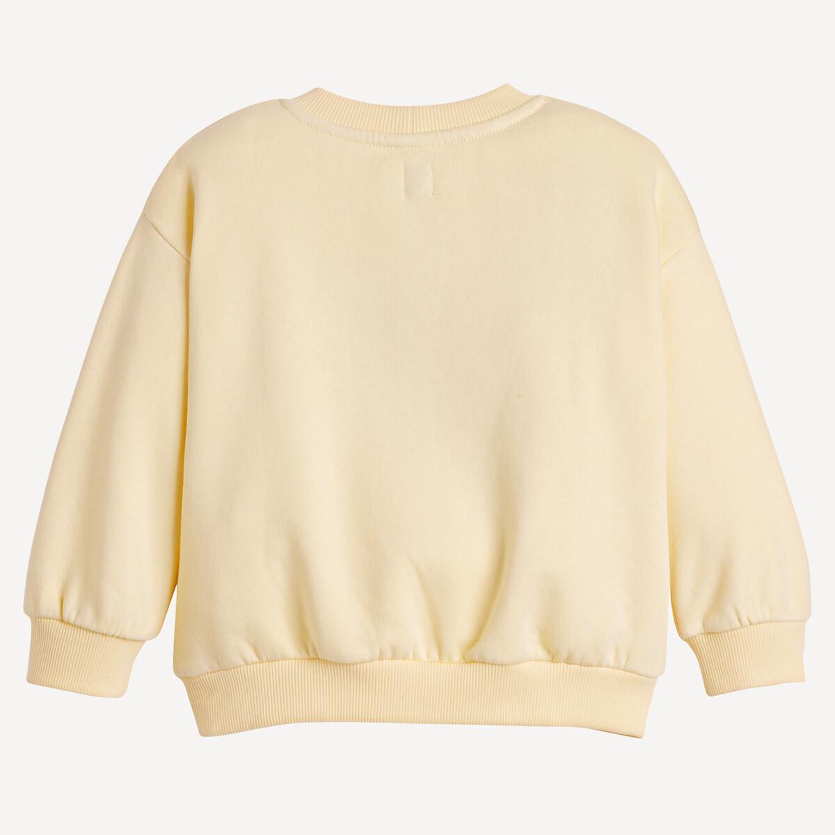 La Redoute Collections Sweatshirt mit Stickerei und Rundhalsausschnitt