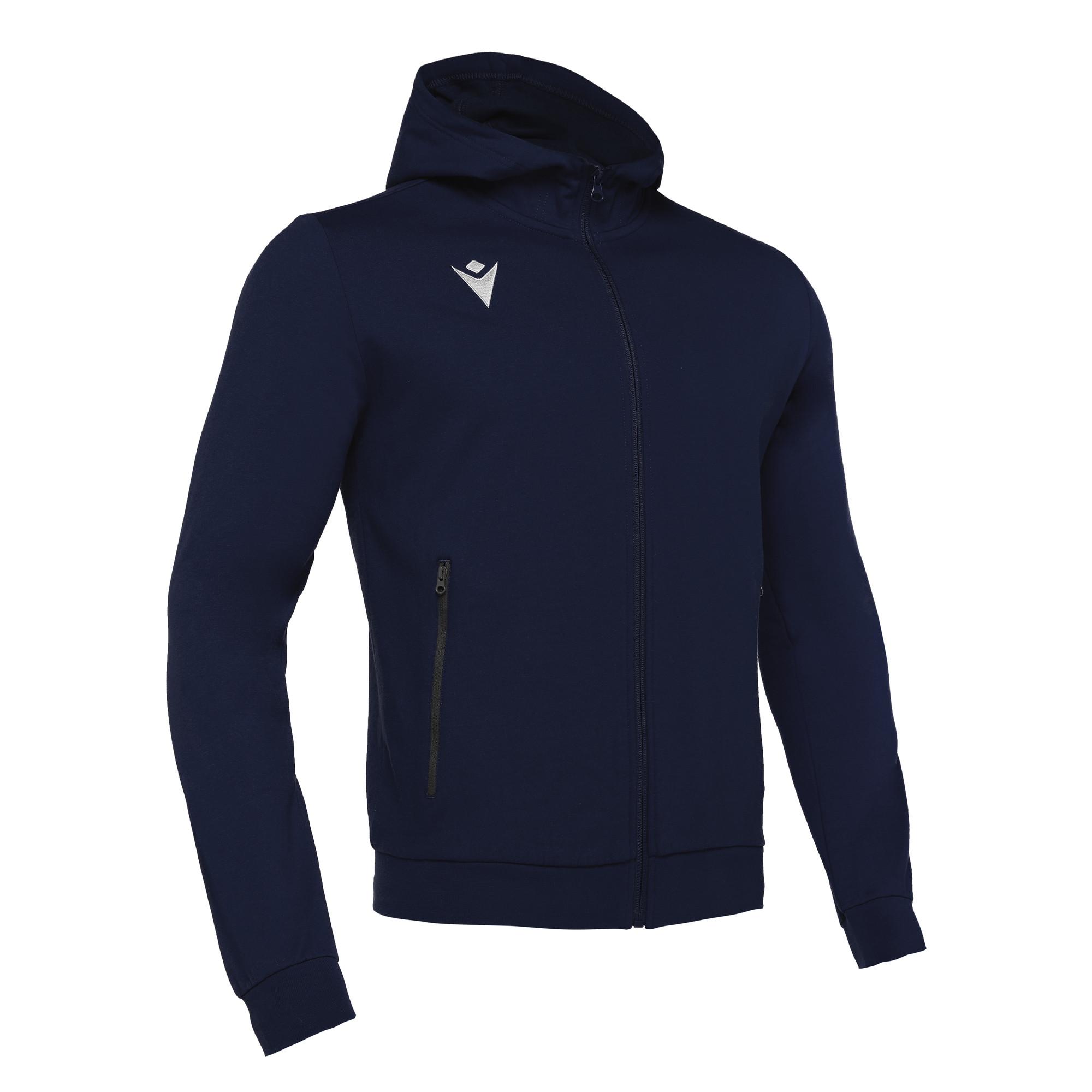 macron zip-pullover mit kapuze cello