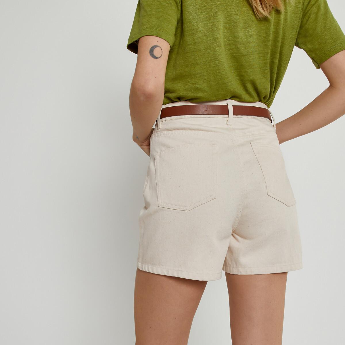 La Redoute Collections Jeansshorts mit hohem Bund