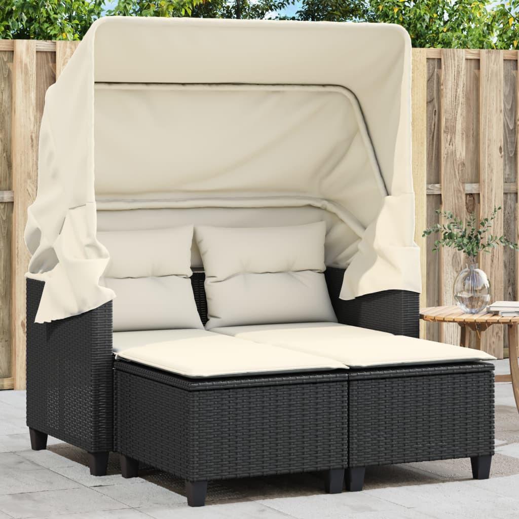 VidaXL Gartensofa poly-rattan