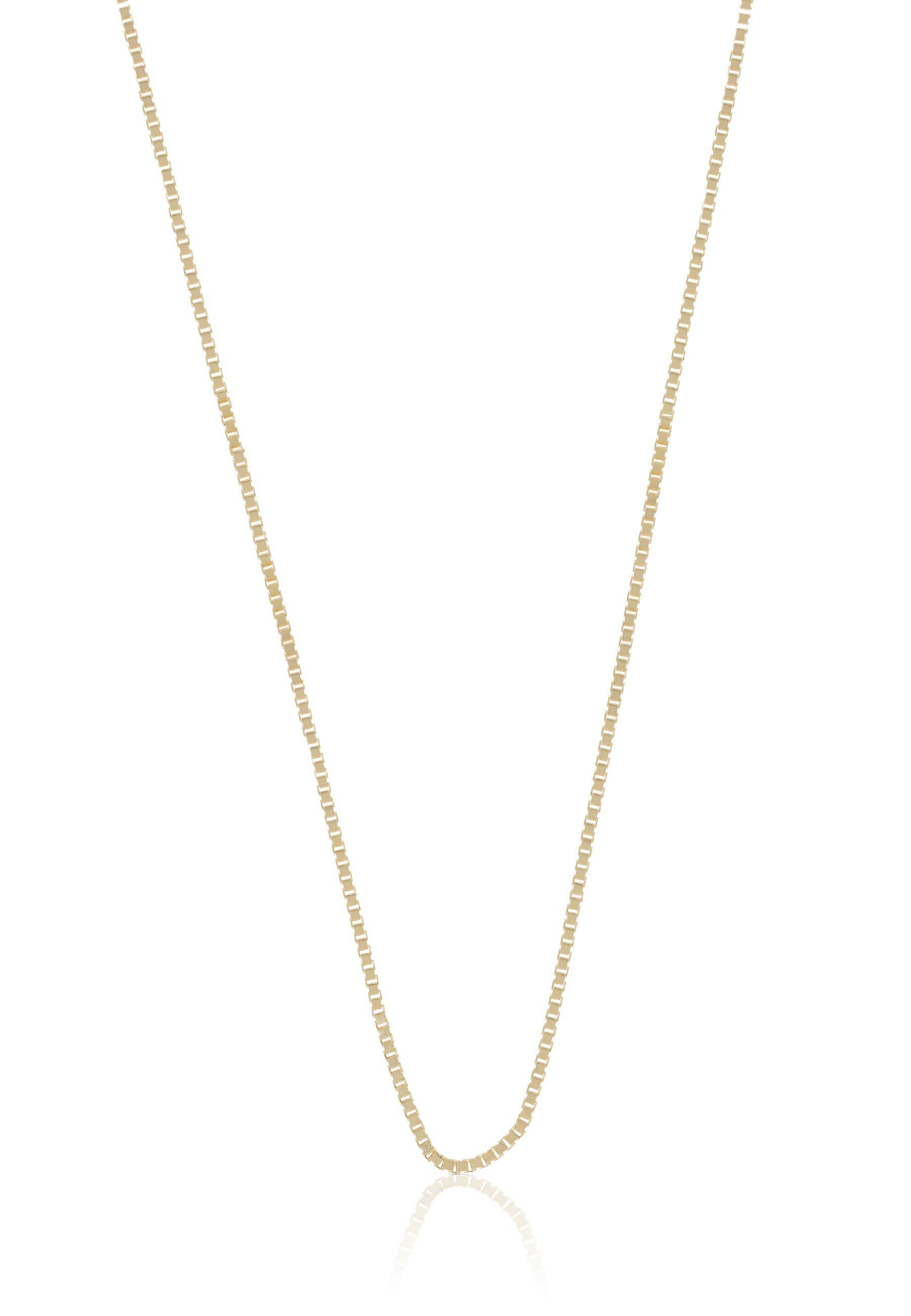 MUAU Schmuck Collier Venezianer Gelbgold 375, 0.9mm, 55cm