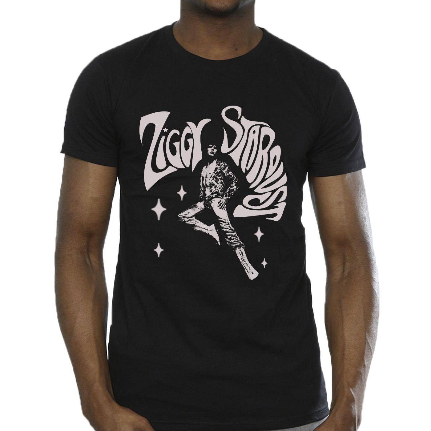 David Bowie Ziggy Stardust Grafik Print T-Shirt