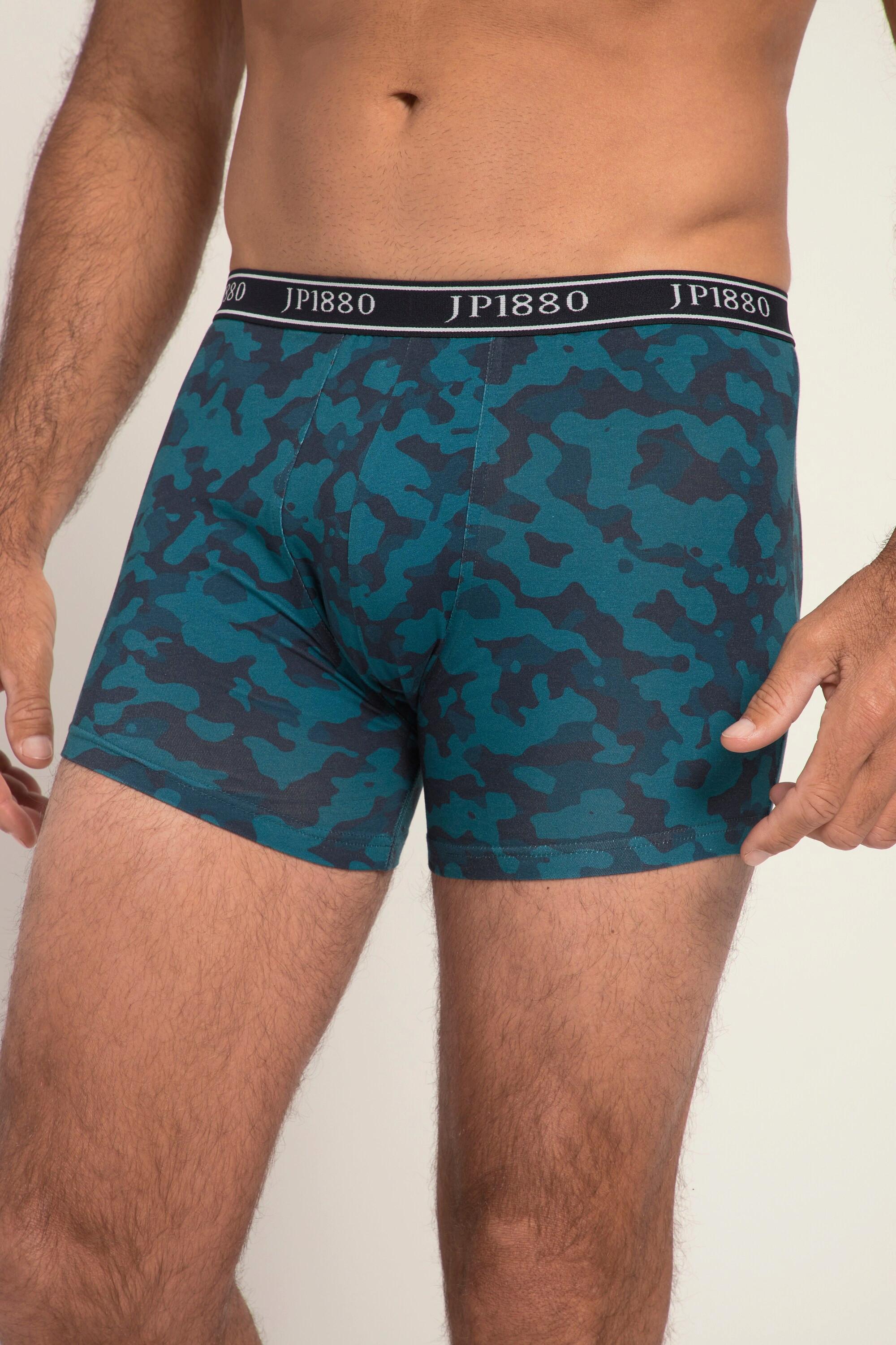 JP1880 JP 1880 große Größen Mid-Pants FLEXNAMIC®, OEKO-TEX, 2er-Pack, Unterhose ozeanblau 3XL 820031761-3XL