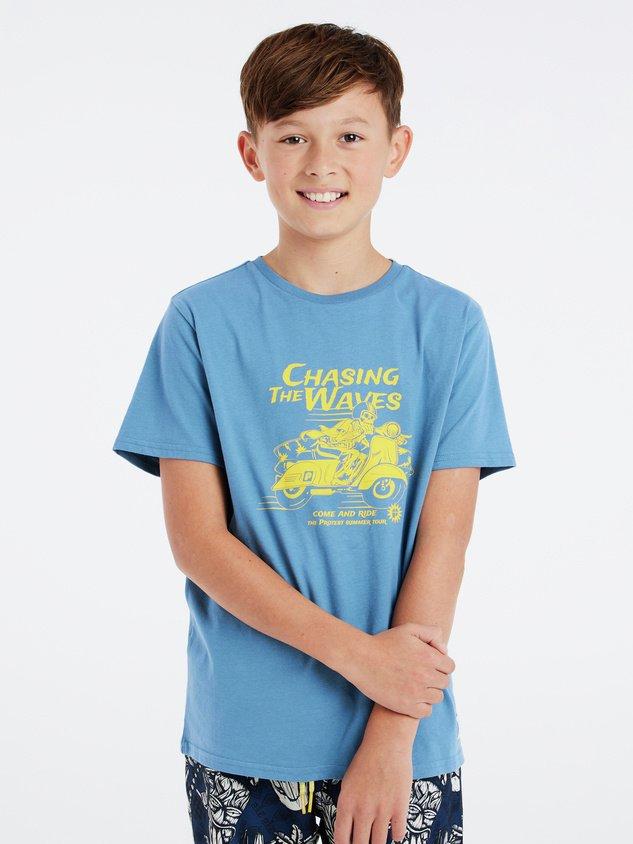 PROTEST Jungen T-shirt Prtilan River Blue