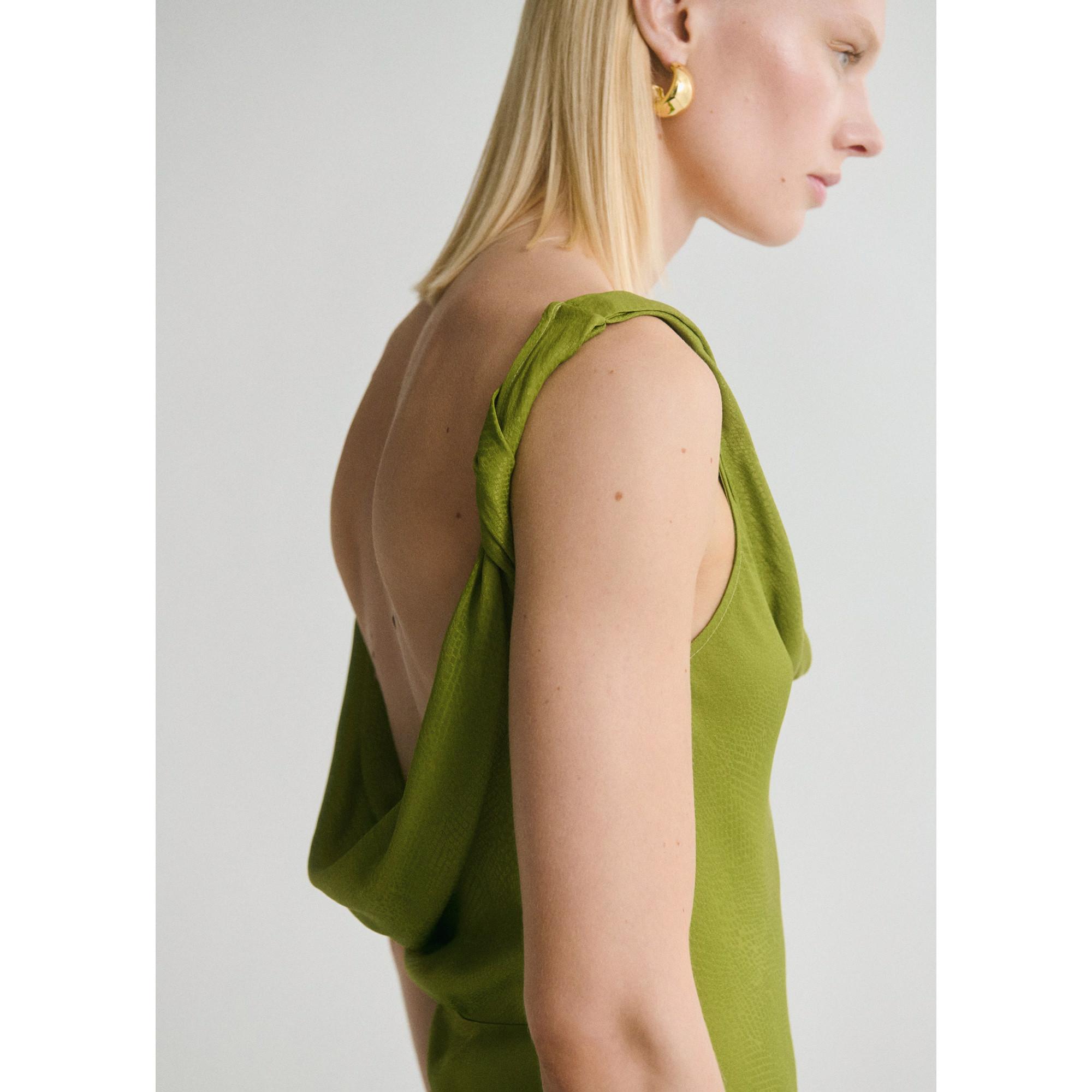 MANGO GRASS Maxi Kleid