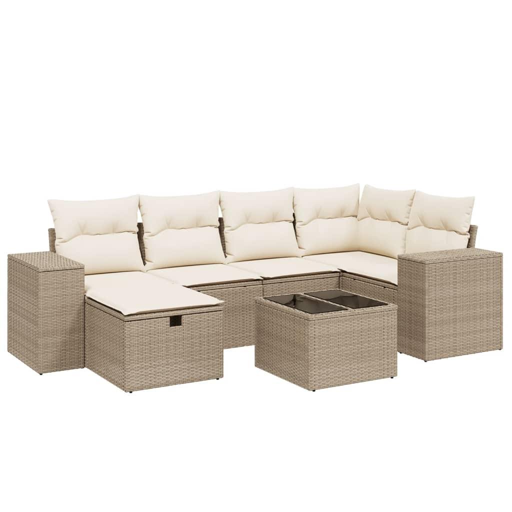 VidaXL Garten sofagarnitur poly-rattan