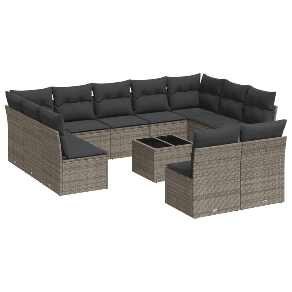 VidaXL Garten sofagarnitur poly-rattan
