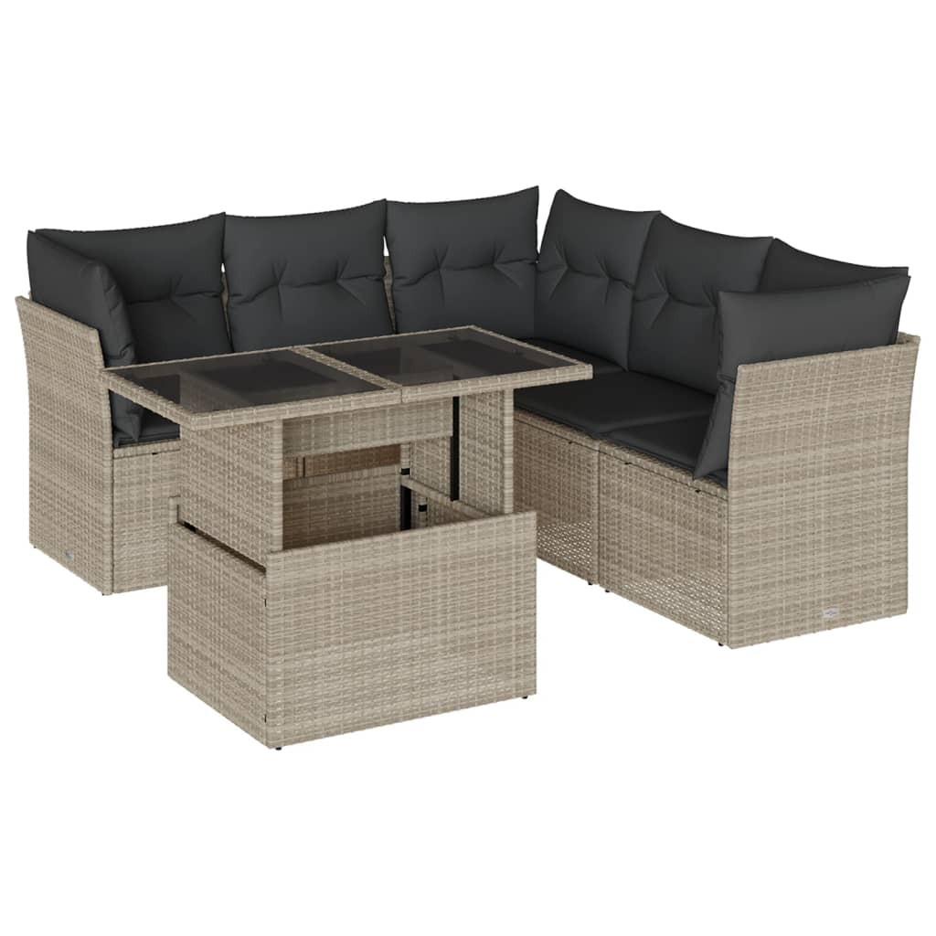 VidaXL Garten sofagarnitur poly-rattan