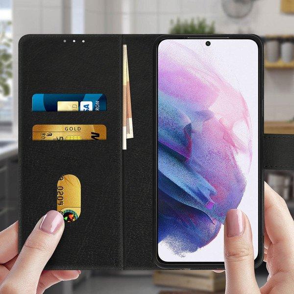 Avizar Klappetui Galaxy S21 Plus Schwarz