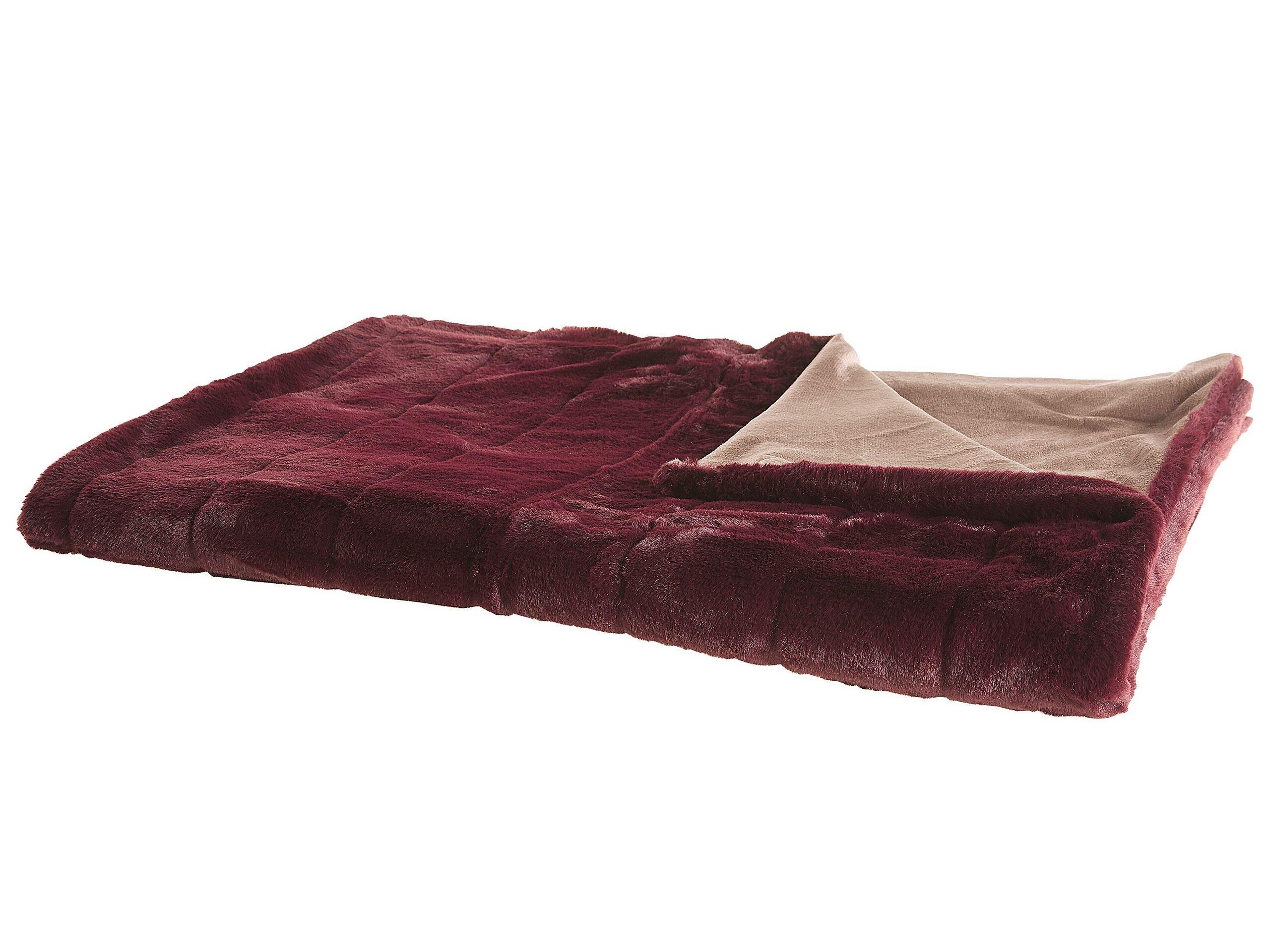 Beliani Kuscheldecke aus Polyester Modern TANTAN