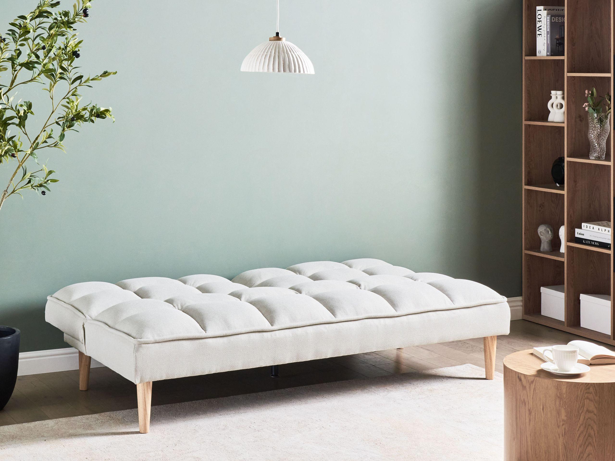 Beliani Schlafsofa aus Polyester Klassisch SILJAN