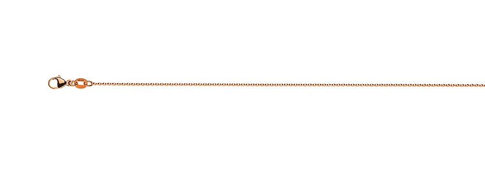 MUAU Schmuck Collier Rundanker Rotgold 750, 1.2mm, 40cm