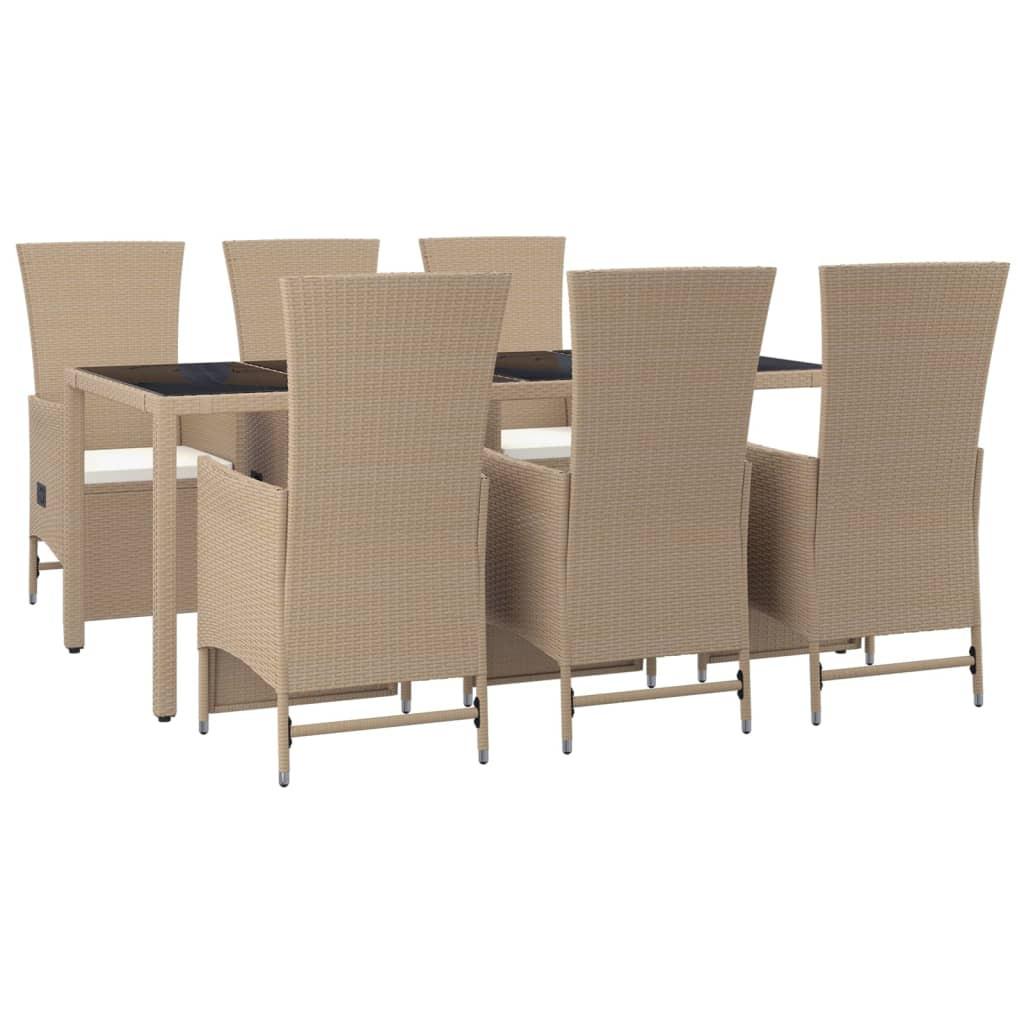 VidaXL Garten essgruppe poly-rattan