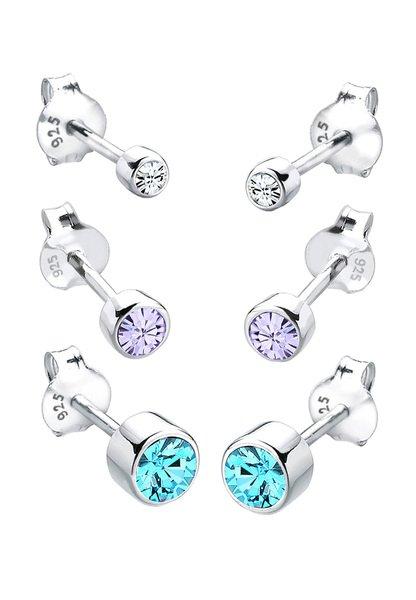 Elli Ohrringe 3Er Set Basic Kristalle