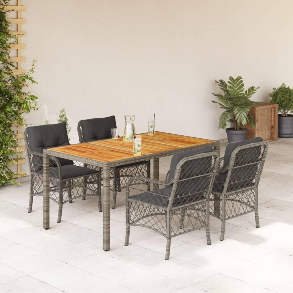 VidaXL Garten essgruppe poly-rattan