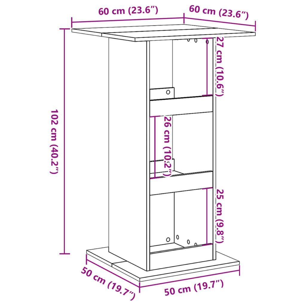 VidaXL Bartisch holzwerkstoff