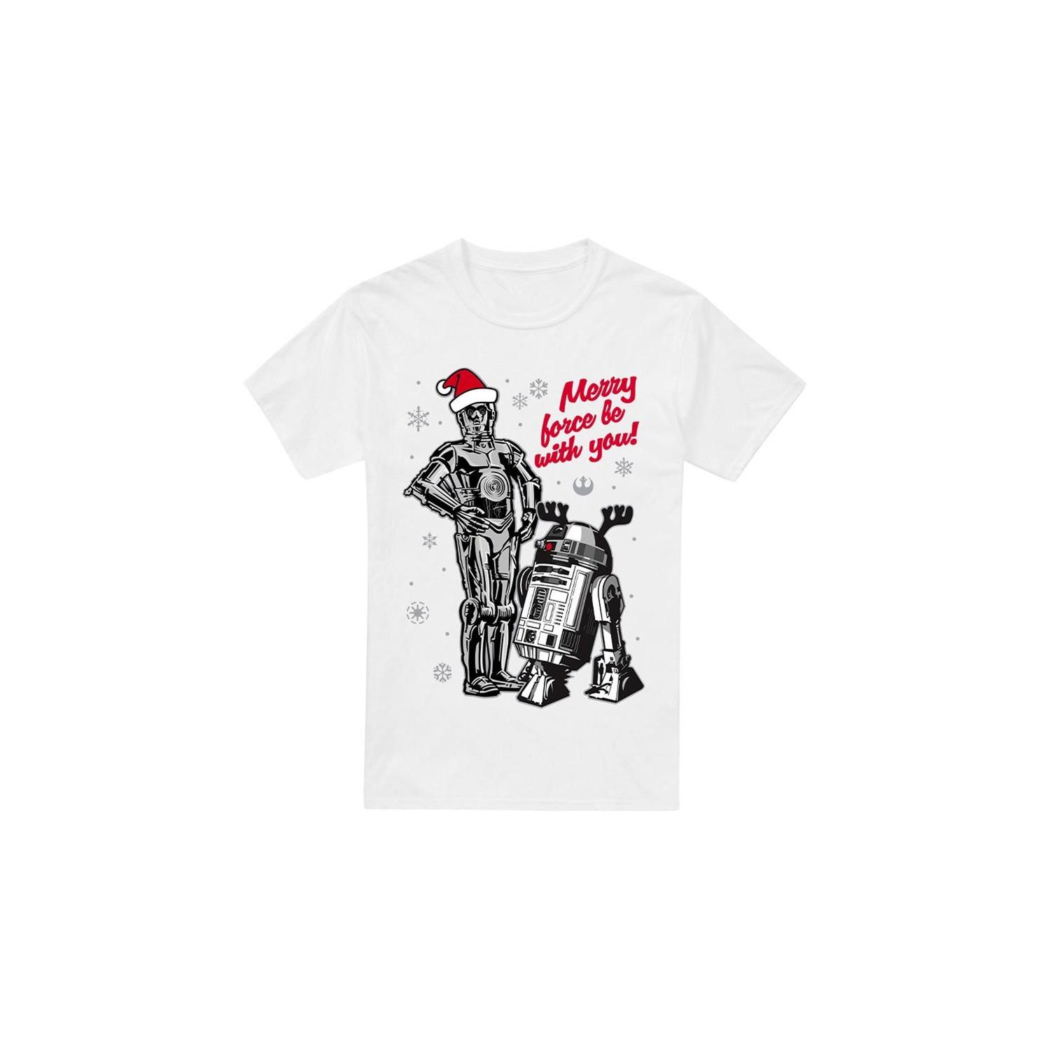 STAR WARS Merry Christmas Droids T-Shirt