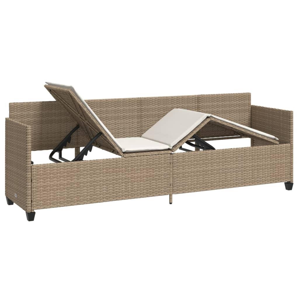 VidaXL Sonnenliege poly-rattan