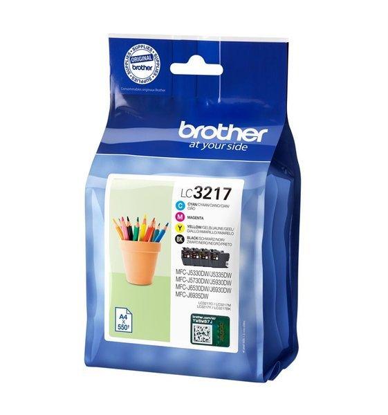 brother LC3217 (Schwarz, Gelb, Magenta, Cyan, Tinte)