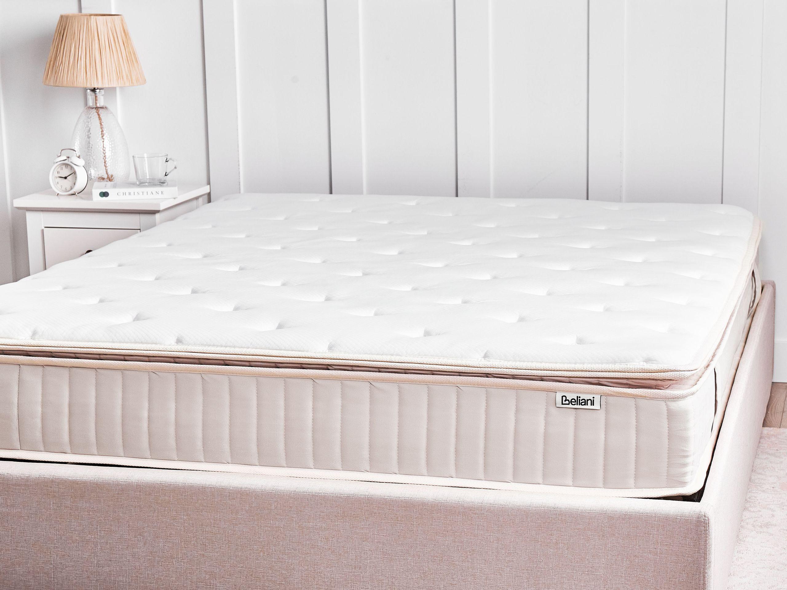 Beliani Latex-Taschenfederkernmatratze aus Taschenfedern DAYDREAM