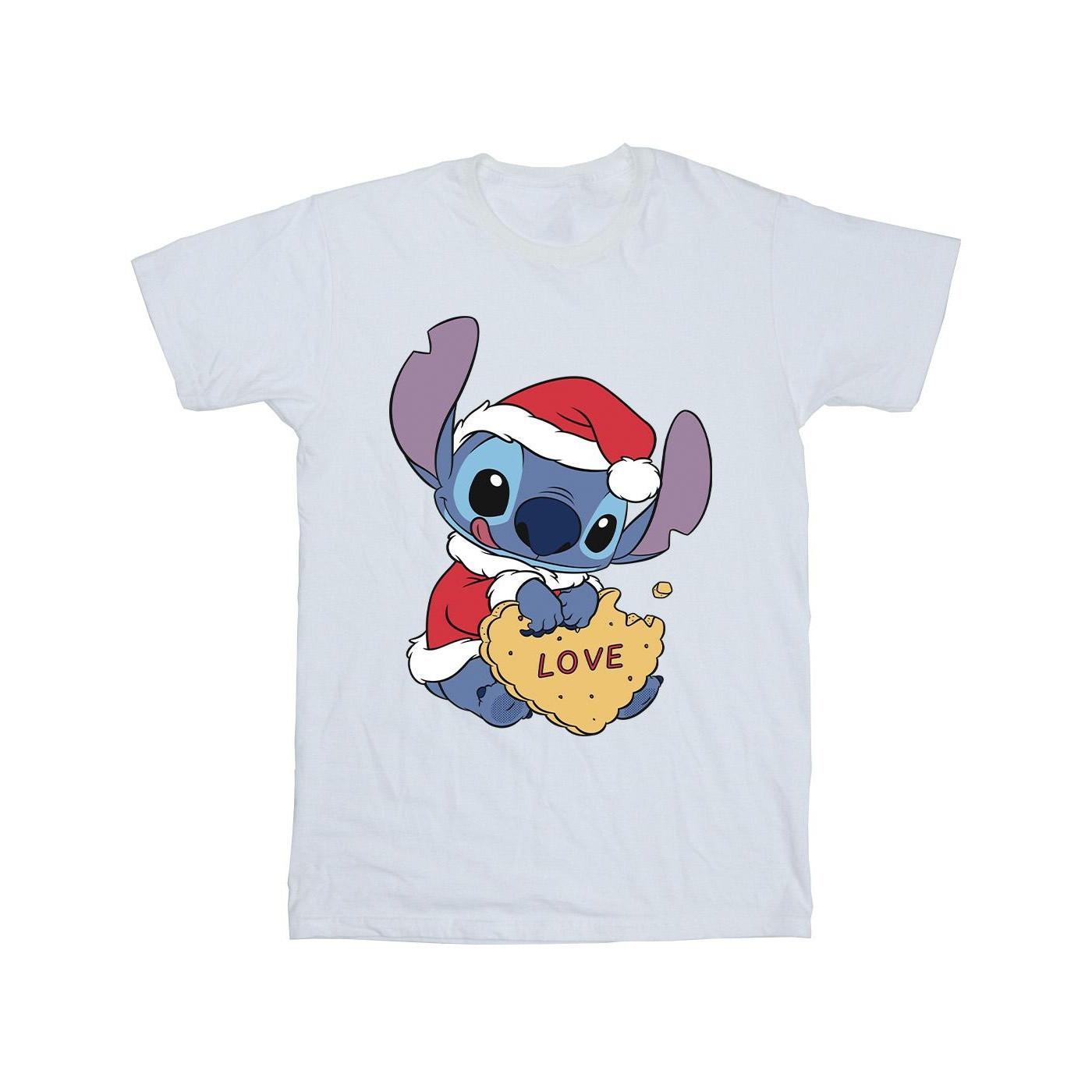 Disney Lilo and Stitch Christmas Cookie T-Shirt