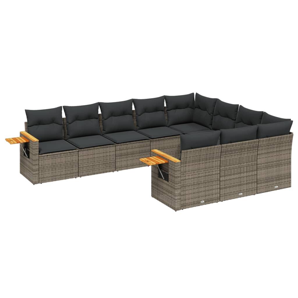 VidaXL Garten sofagarnitur poly-rattan