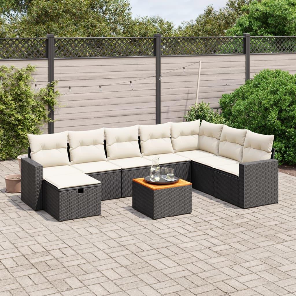 VidaXL Garten sofagarnitur poly-rattan