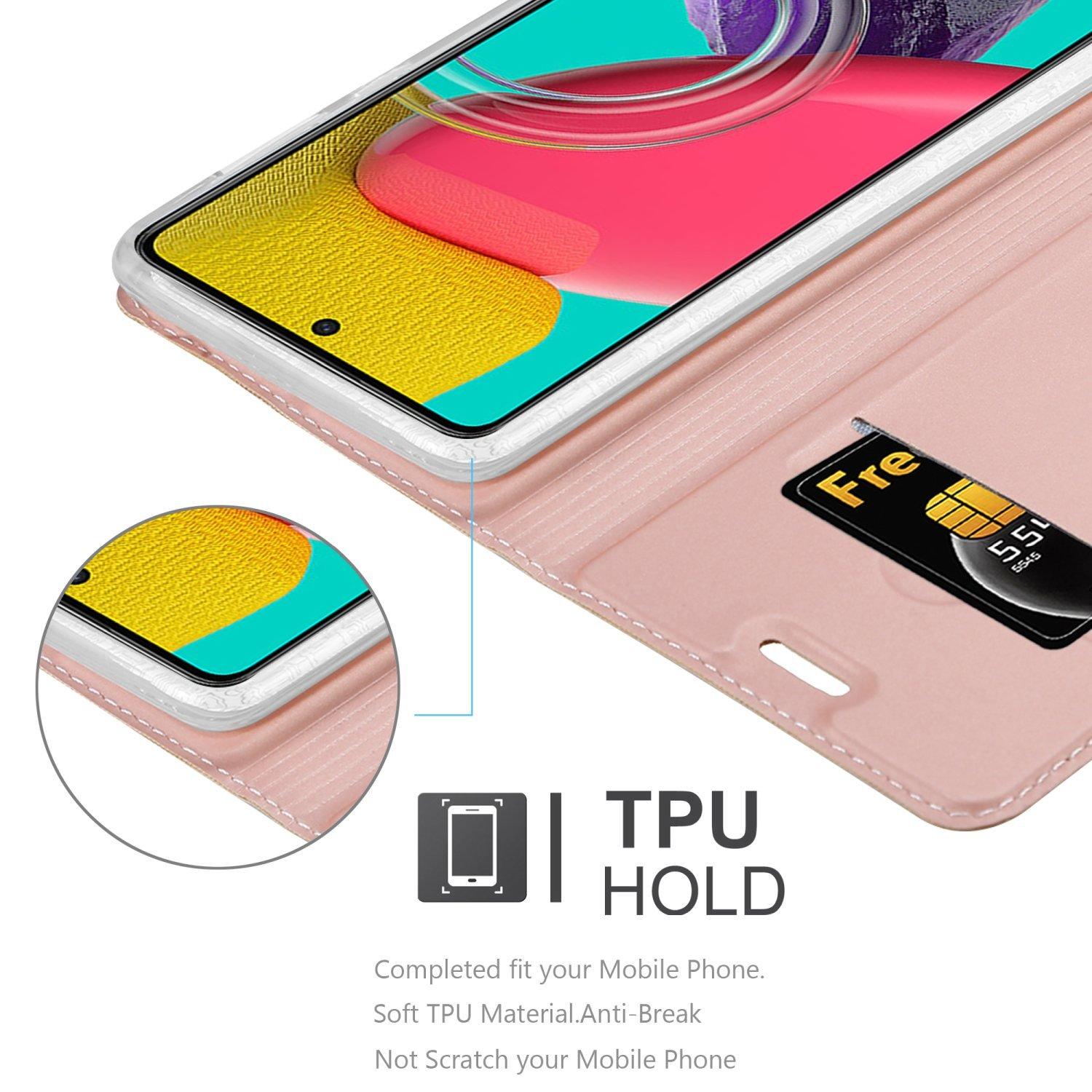 Cadorabo Hülle für Samsung Galaxy M53 5G Magnetverschluss, Kartenfach