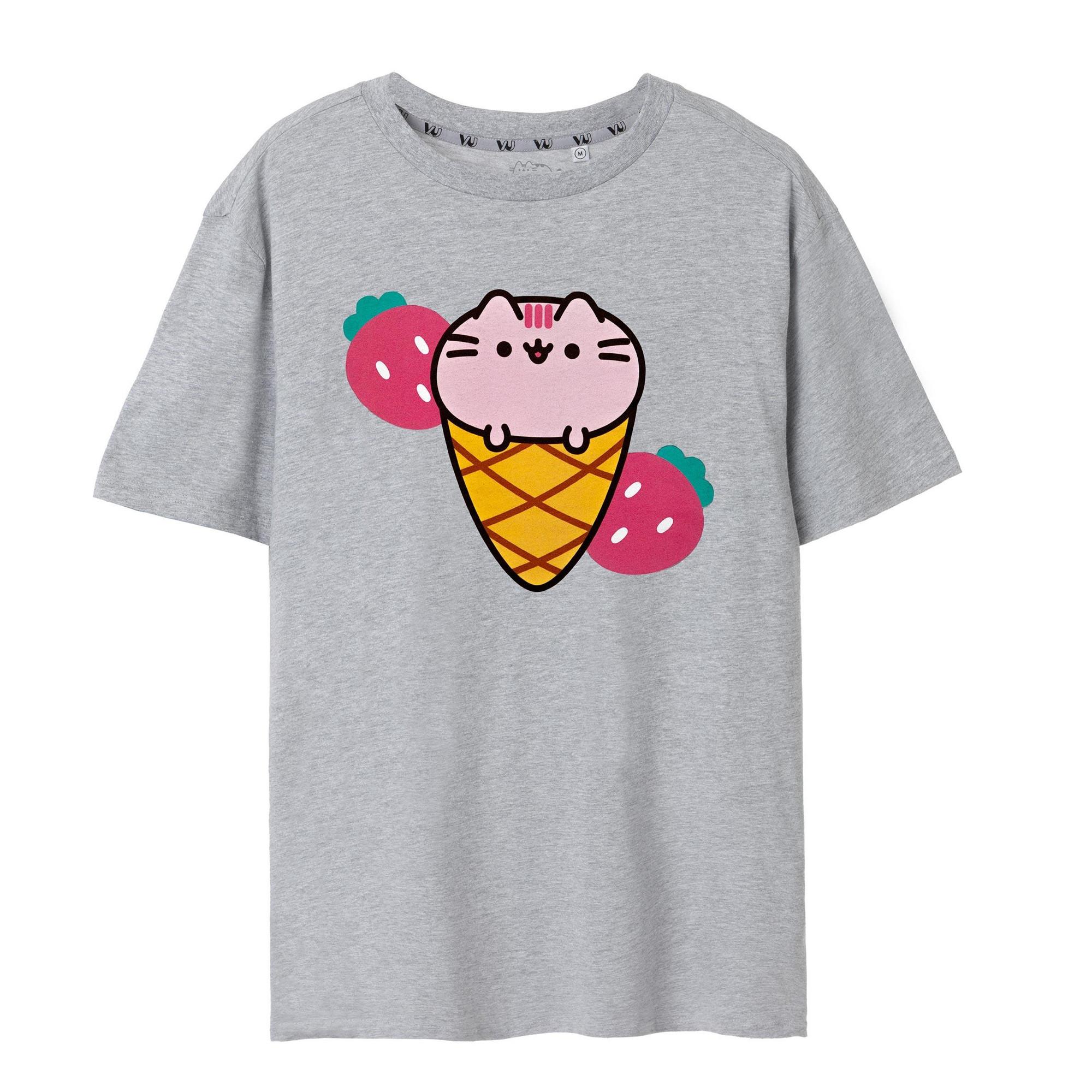 PUSHEEN Kurzärmliges T-Shirt mit Grafikdruck