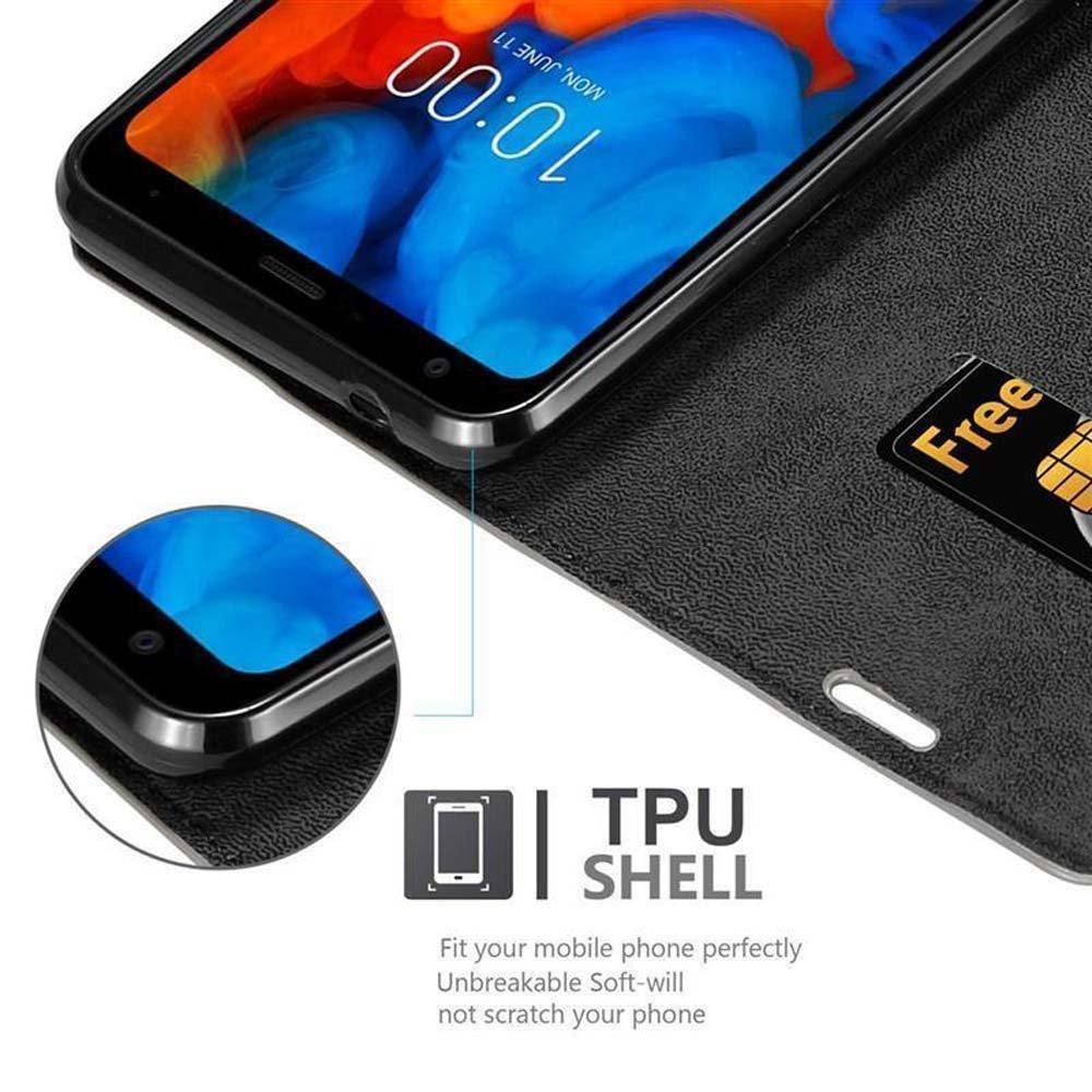 Cadorabo Hülle für LG Q STYLUS Magnetverschluss, Kartenfach